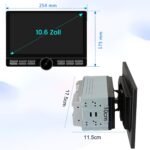 Junsun Universal 2DIN Android Radio Carplay Navi RDS DAB+ 4G LTE GPS – Bild 3