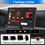Junsun Universal 2DIN Android Radio Carplay Navi RDS DAB+ 4G LTE GPS – Bild 2