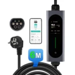 Junsun Mobiele Lader Elektrische Auto – Type 2, 6-32A 3.5KW11KW/22KW APP-bediening