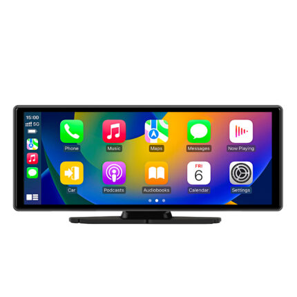 Junsun Drahtlos CarPlay Android Auto Display Vorne HD 10.26-Zoll Rückfahrkamera