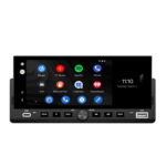 Junsun Drahtlos CarPlay Android Auto RDS mit Rückfahrkamera 1Din