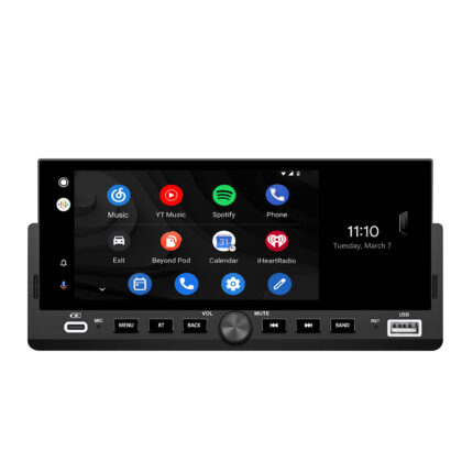 Junsun Draadloos CarPlay Android Auto RDS met achteruitrijcamera 1Din