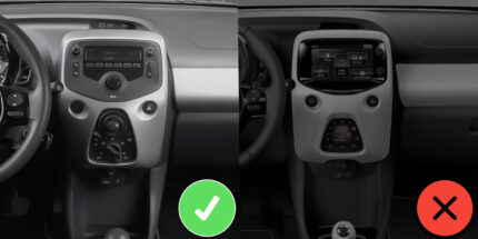 Junsun 2K-Display Radio für Peugeot 108 Citroen C1 Toyota Aygo CarPlay Android Auto Bluetooth X9