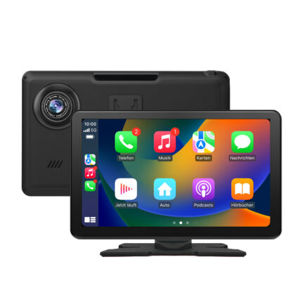 Junsun Draadloos CarPlay Android Auto 9-inch scherm achteruitrijcamera