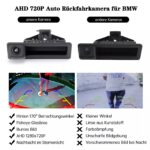 Junsun achteruitrijcamera voor BMW met handgreep