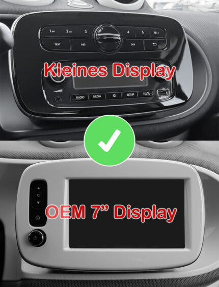 Junsun Radio Smart 453 Fortwo Forfour CarPlay Android Auto Navigatie RDS