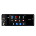 Junsun Drahtlos CarPlay Android Auto Display mit Rückfahrkamera 1Din