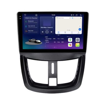 Junsun 2K-Display radio voor Peugeot 207 CarPlay Android Auto Bluetooth navigatie