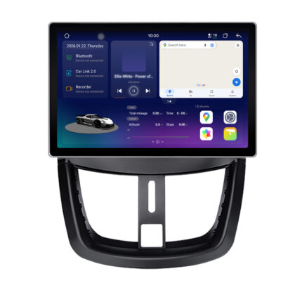 Junsun 2K-Display radio voor Peugeot 207 CarPlay Android Auto Bluetooth navigatie X9/X9 Plus
