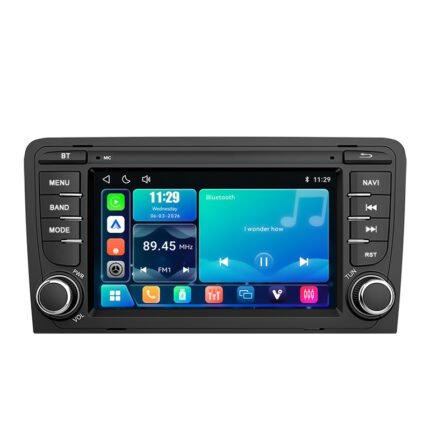 Junsun Linux 7" Radio voor Audi A3 8P CarPlay Android Auto Bluetooth