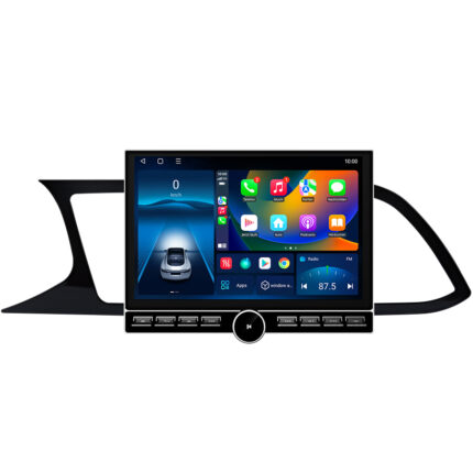 Junsun 13 inch radio voor Seat Leon MK3 CarPlay Android Auto Bluetooth - V2 Plus