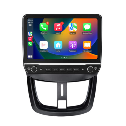 Junsun Radio voor Peugeot 207 CarPlay Android Auto Bluetooth Navi