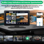 Junsun Drahtlos CarPlay Android Auto 9-Zoll Display Rückfahrkamera