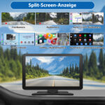 Junsun Drahtlos CarPlay Android Auto 9-Zoll Display Rückfahrkamera