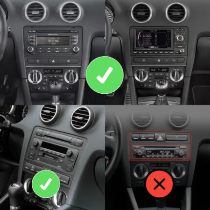 Junsun CD Radio für Audi A3 8P A4 B7 Bluetooth RDS & Navigation