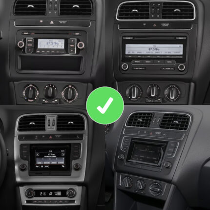 Junsun Radio voor VW Polo 5 6R 6C CarPlay Android Auto Navi Bluetooth
