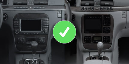 Junsun Radio für Mercedes E-Class W211 CarPlay Android Auto Bluetooth Navigation