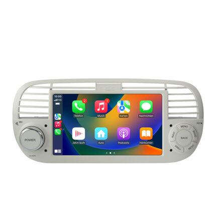 Junsun Radio voor Fiat 500 CarPlay Android Auto & Navi