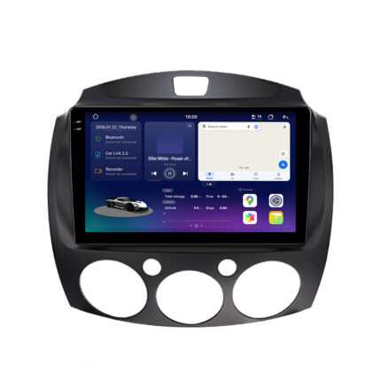 Junsun 2K-display radio voor Mazda 2 CarPlay Android Auto Bluetooth Navi X9