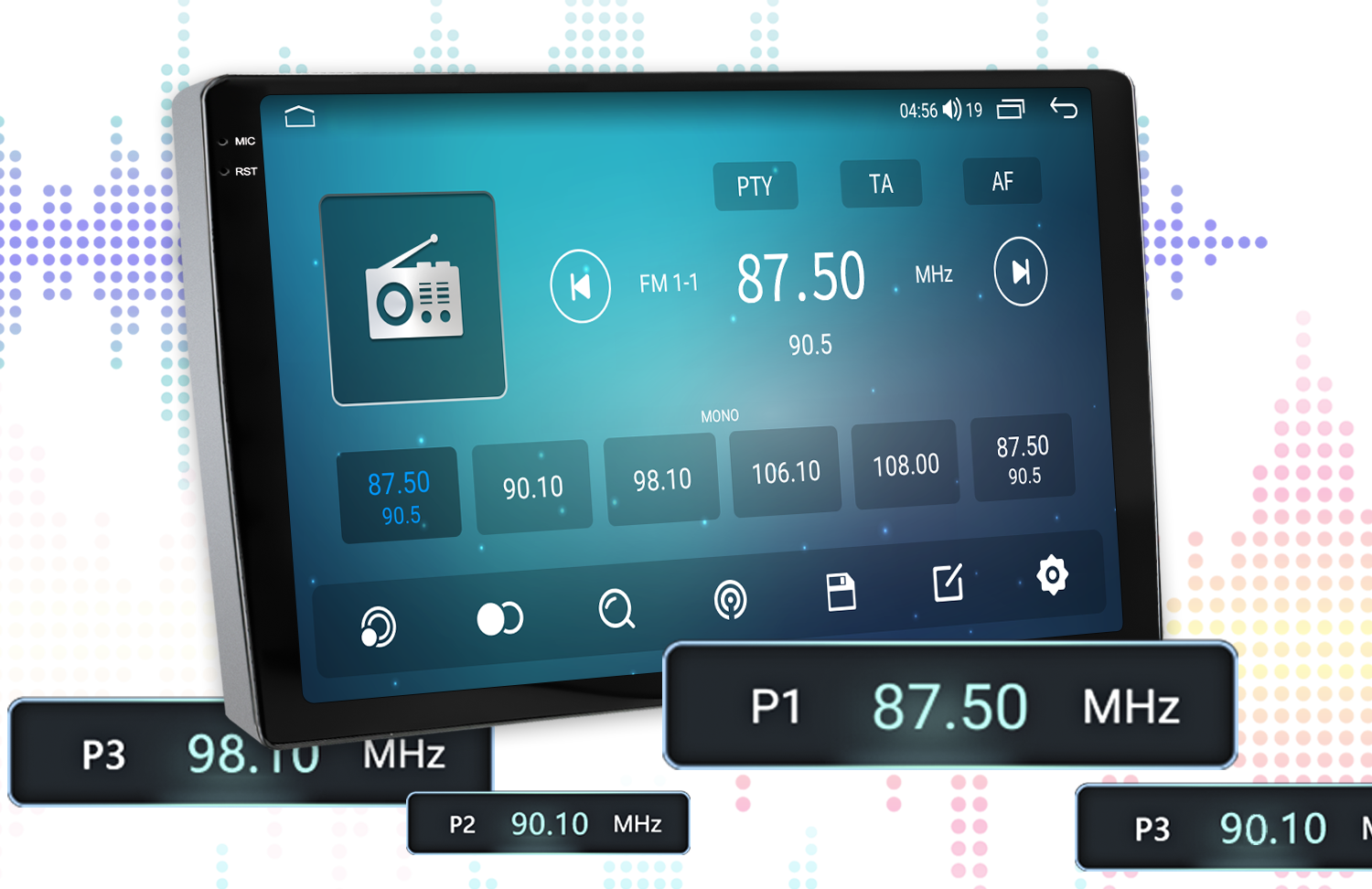 Junsun Android autoradio – functies