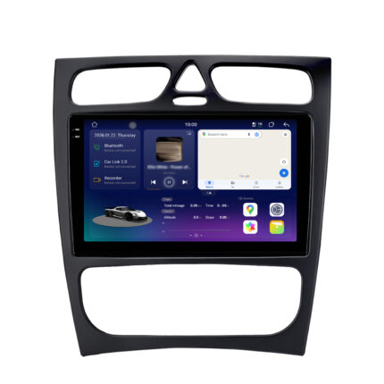 Junsun 2K-Display Radio voor Mercedes W203 Vorfacelift CarPlay Android Auto X9