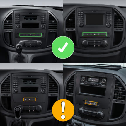 Junsun Radio für Mercedes Vito W447 CarPlay Android Auto Bluetooth Navi