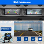 Junsun Drahtlos CarPlay Android Auto Display mit Rückfahrkamera 1Din